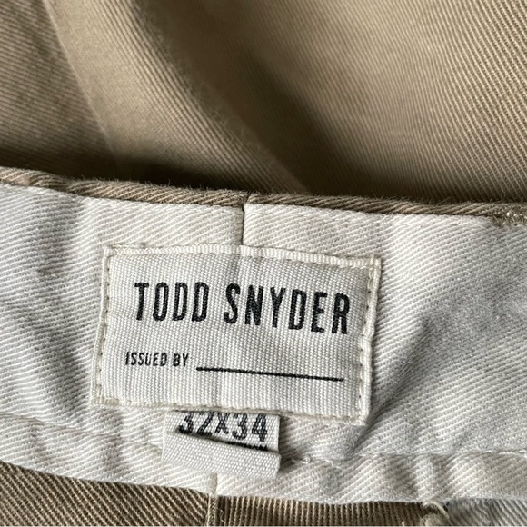 Todd Snyder Selvedge Chino Pants Japanese fabric 35187 - Picture 11 of 14